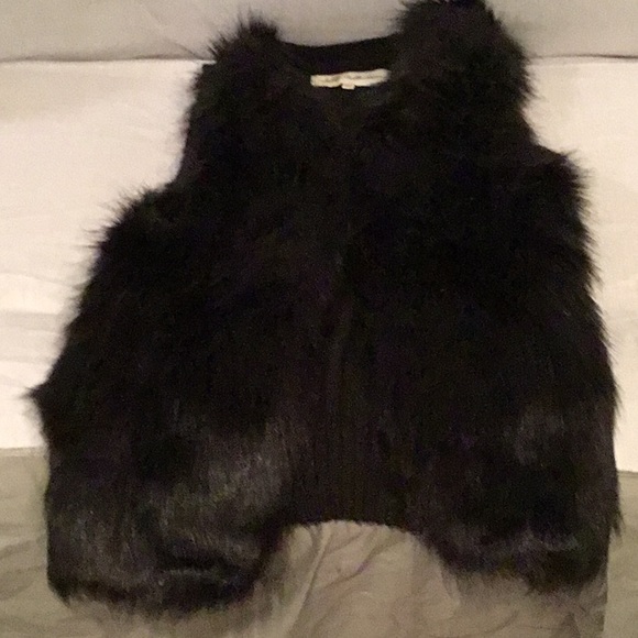 Sebby Jackets & Blazers - SEBBY VEST FAUX FUR
